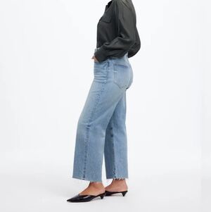 Madewell Light Blue Curvy Perfect Vintage Wide Leg Jeans